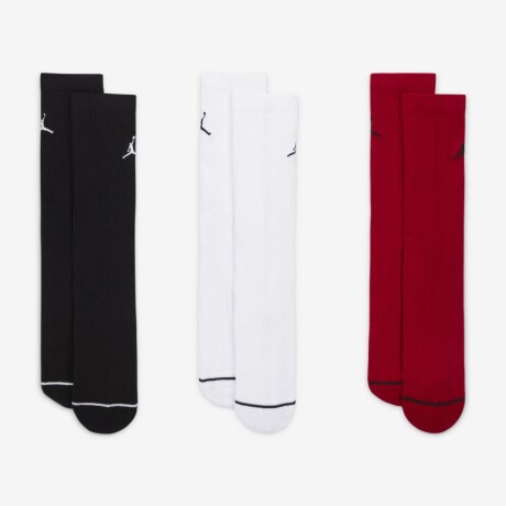 Media Nike Moda Unisex Jordan Everyday Crew Socks 3par S/C