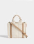 City Cartera City Canvas - Blanco Crudo