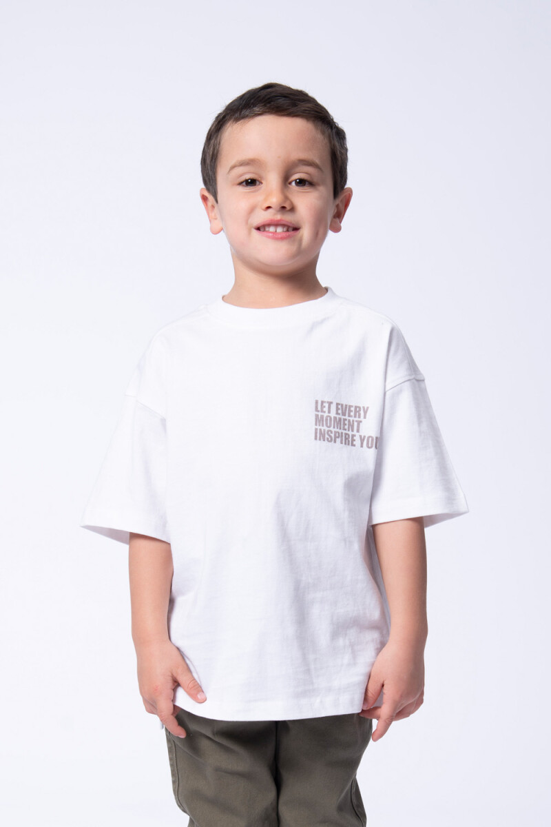 Remera estampa spiderman Inspire You Blanca