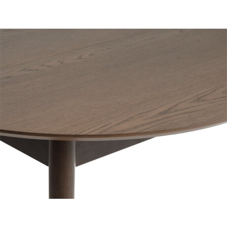 Mesa De Comedor Marstrand Exten Ø110/110X200 Roble Oscuro