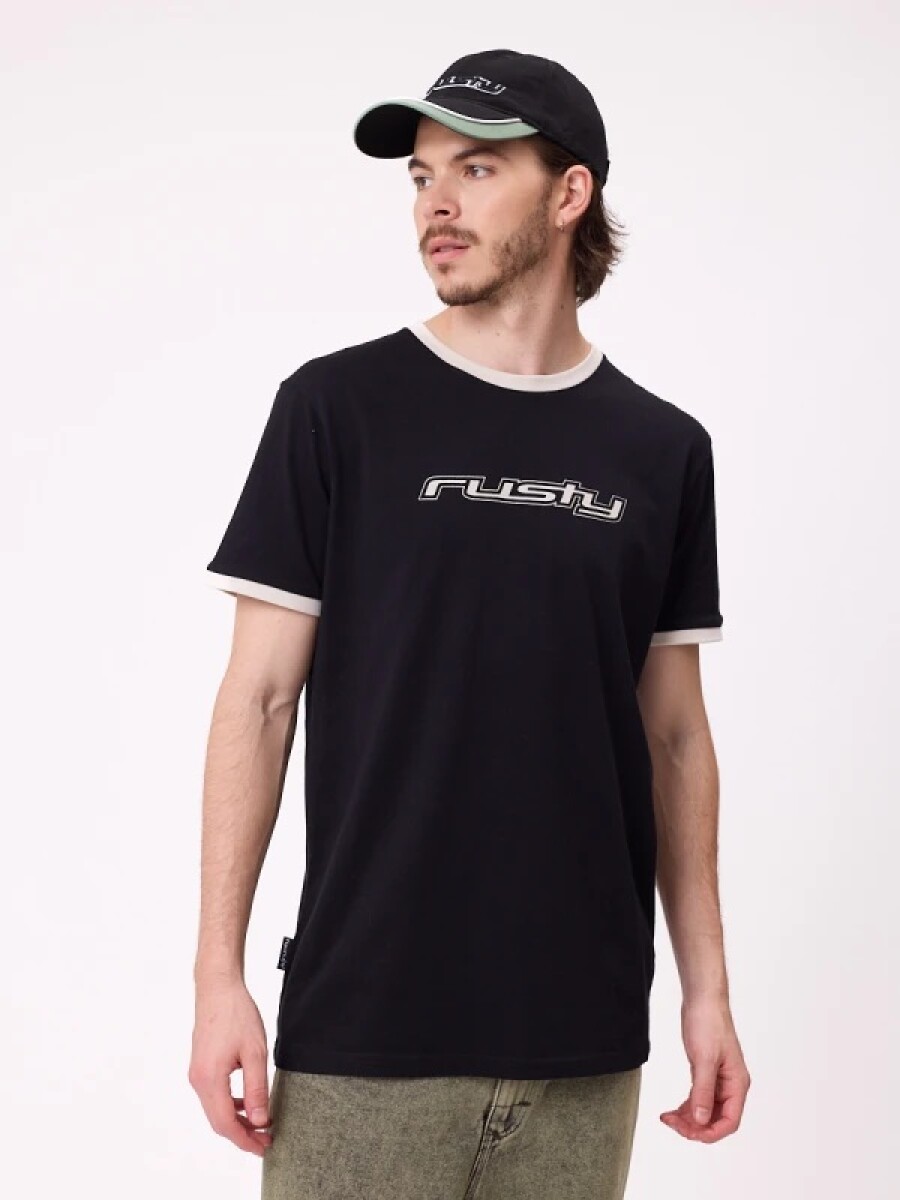 T-SHIRT RUSTY GALENCI - NEGRO 