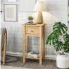 Mesa De Luz Alta Mari 1 Cajón Miel Md001m Mesa De Luz Alta Mari 1 Cajón Miel Md001m