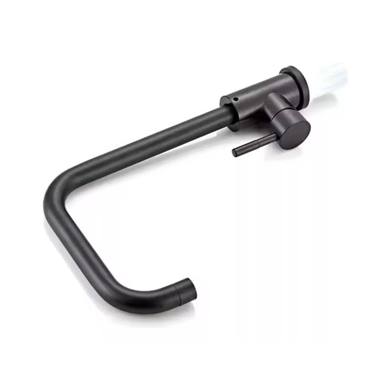 Monocomando para mesada de cocina diseño nórdico NEGRO MATE