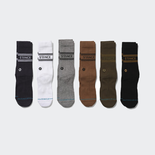 Medias Stance Basic Crew 6 Pack Multicolor