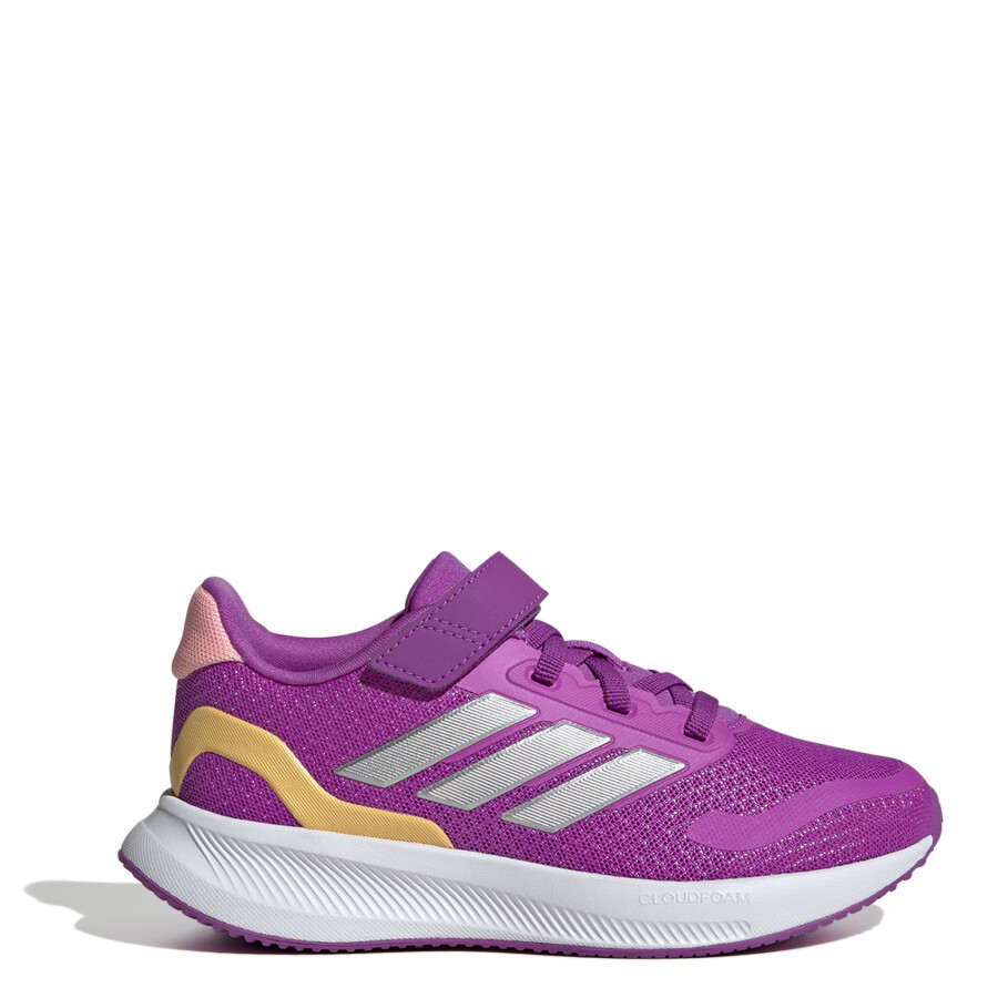 Championes de Niños Adidas Run Falcon 5 JRS Violeta - Plateado - Amarillo