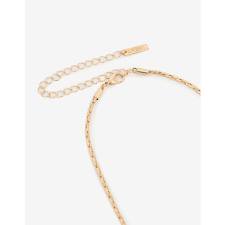 Collar Corto Metal Delicado Dorado