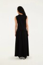 VESTIDO MAXI REGATA Negro
