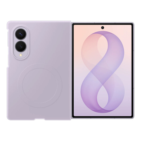 Funda Magnética De Silicona Para Samsung Galaxy Z Fold8 LILA