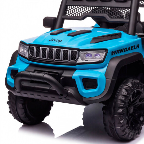 Auto Jeep Compact Batería C.remot Luz Música Español! Celeste