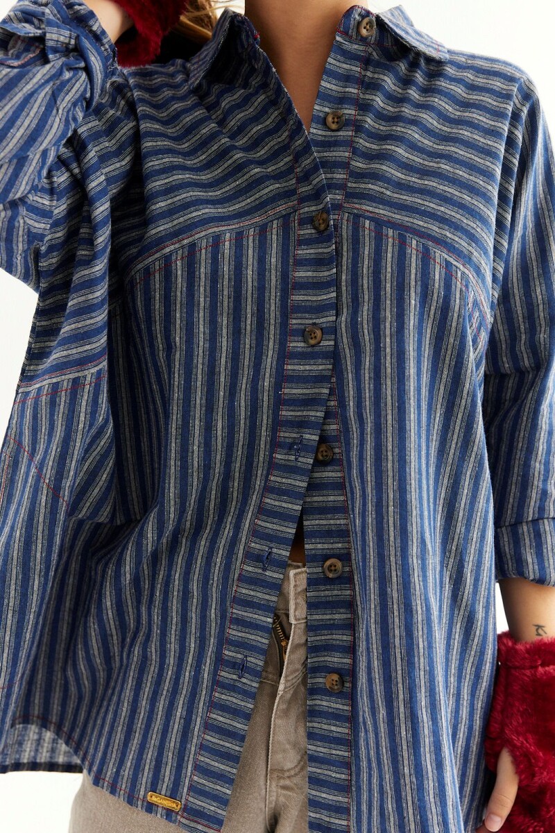 Camisa Flow Azul
