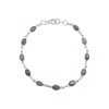 Pulsera Oval-Plata 925-Piedra Labradorita-PU3405 conpiedra