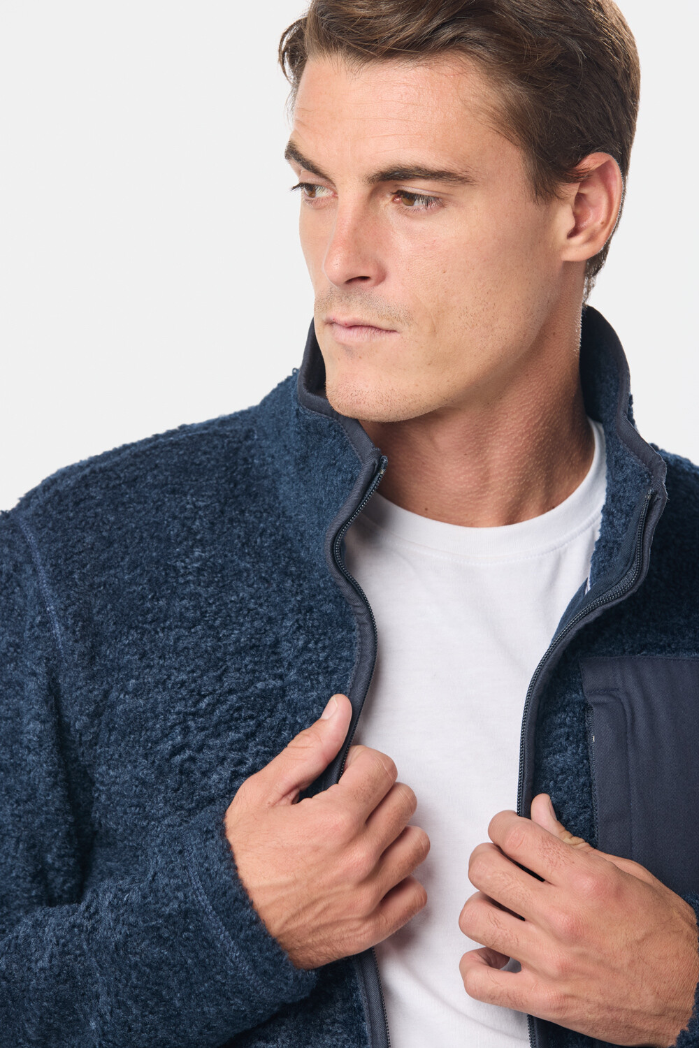 CAMPERA CORDERITO Azul