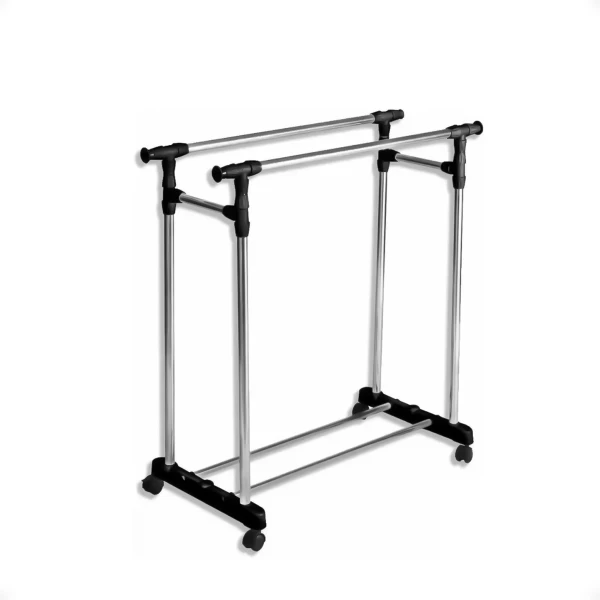 Perchero Doble Extensible Con Ruedas Perchero Doble Extensible Con Ruedas