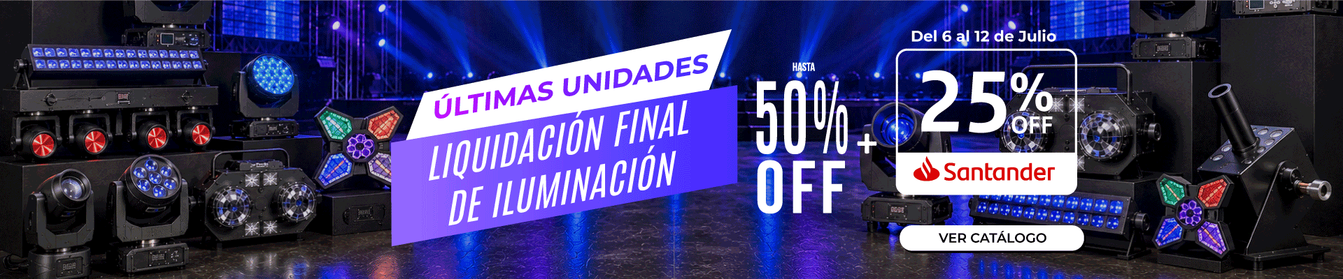 Liquidacion de Iluminacion 2026 25%