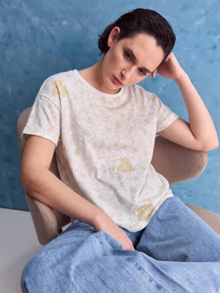 T-SHIRT ALLIE KORENA M.C FULL BLA BEI