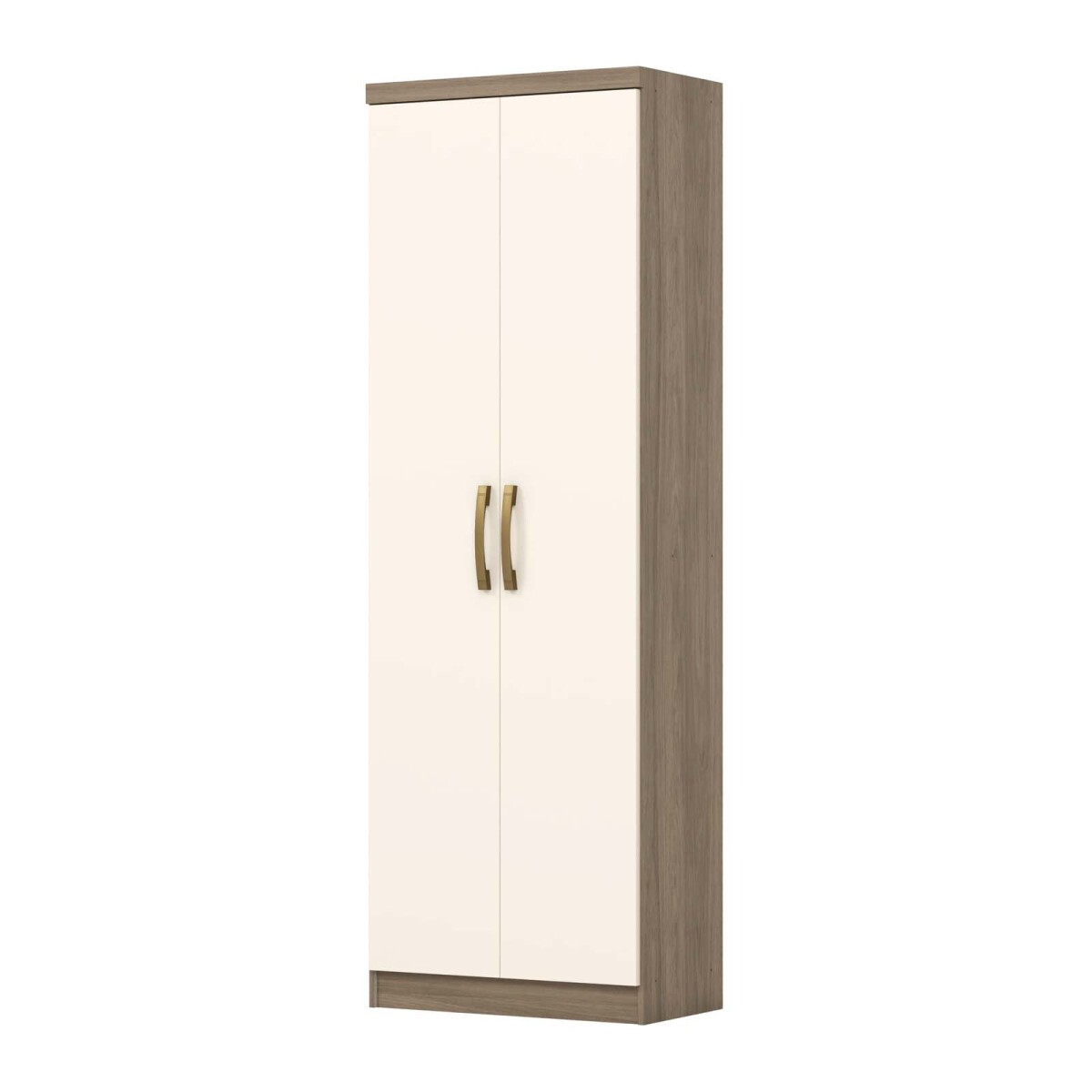 PLACARD ROPERO - 2 PUERTAS MDP MARRON MULTIUSO D110 