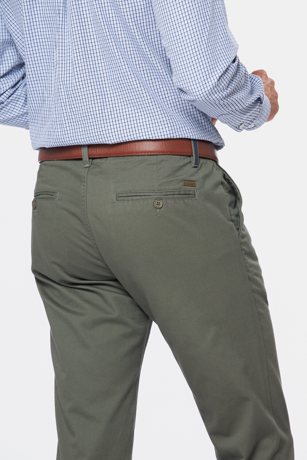 PANTALÓN CLÁSICO Verde Oscuro