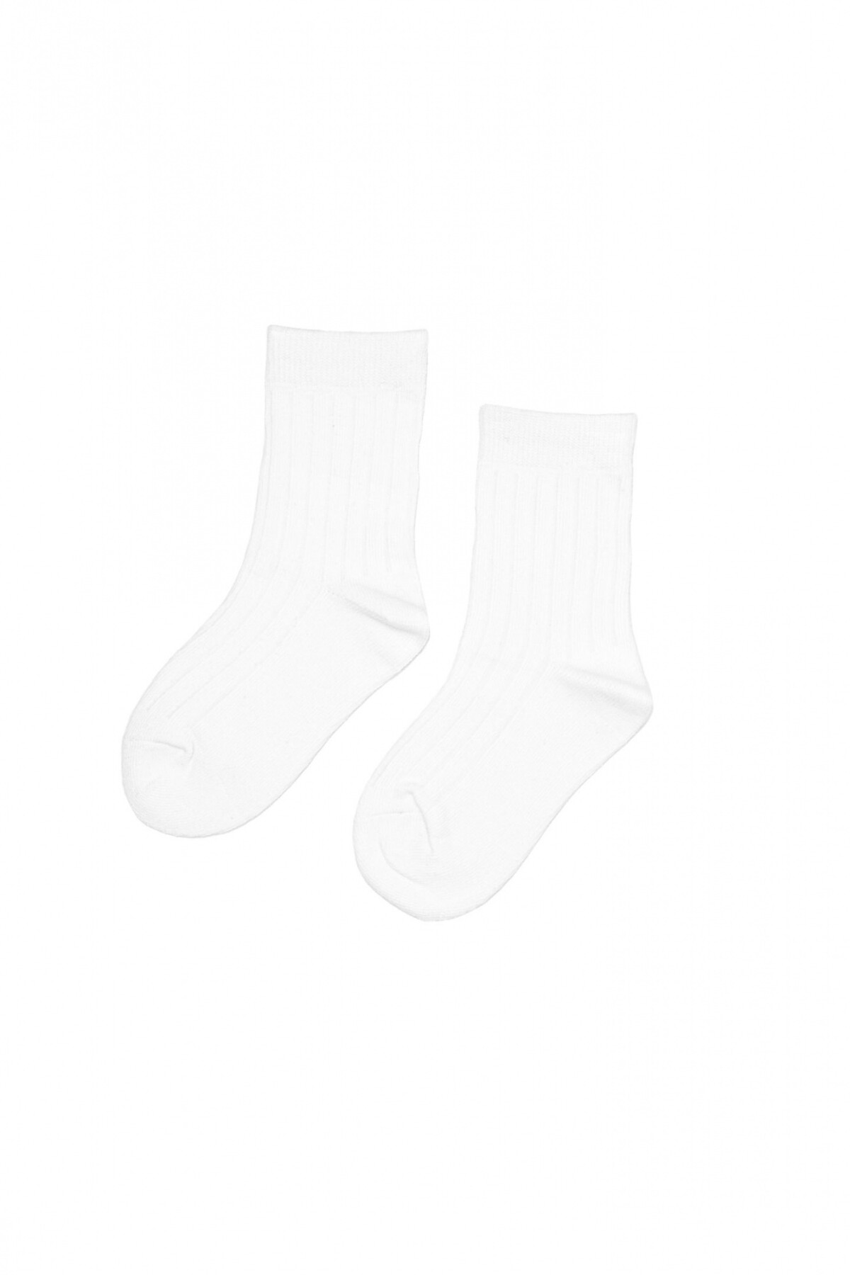Medias Rib Blanco