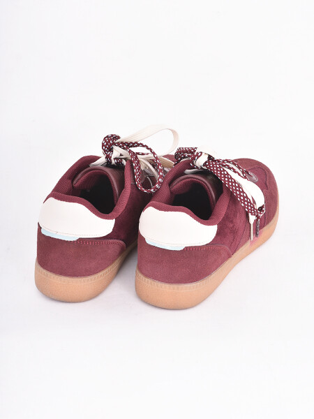 ZAPATILLA LACE BORDEAUX (V)