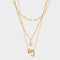 Collares Cortos De inicial Collar Corto De Inicial "j" - Dorado