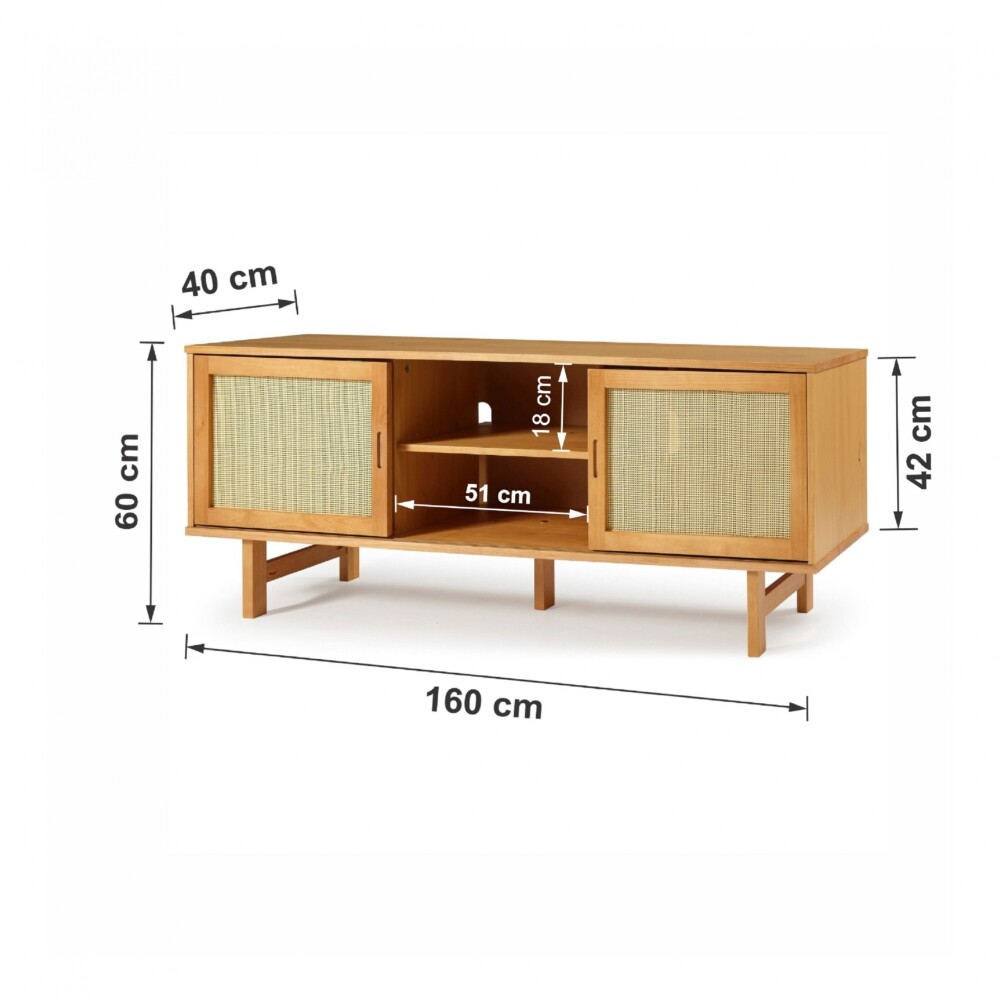 Rack para TV 2 puertas Corredizas - Magna Rack para TV 2 puertas Corredizas - Magna