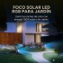 Foco Estaca Amurable x6 Luz Led Solar RGB Colores Jardin Foco Estaca Amurable x6 Luz Led Solar RGB Colores Jardin