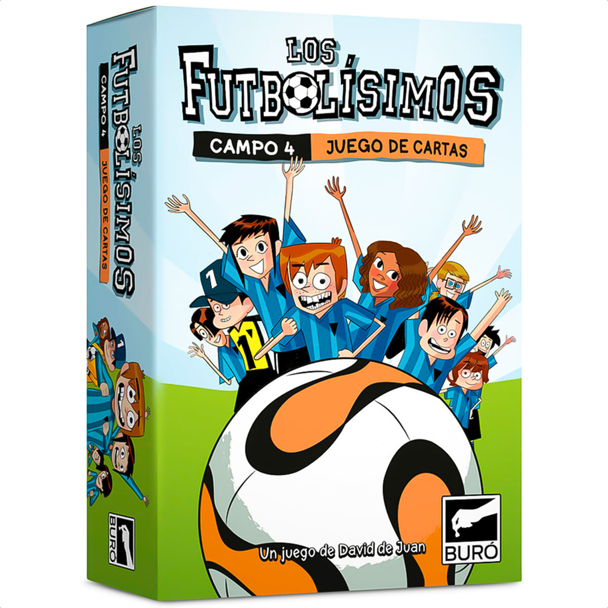 Juego De Mesa Los Futbolísimos Campo 4 Cartas Buró 