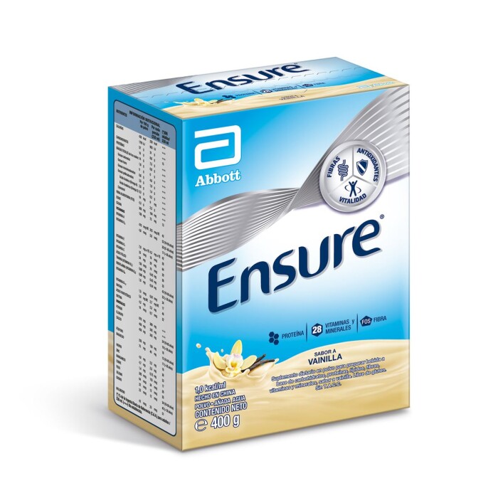 ENSURE POLVO VAINILLA ENVASE X 400 GR. única