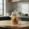 Frasco vidrio con tapa campana 800 ml PRISMA Frasco vidrio con tapa campana 800 ml PRISMA