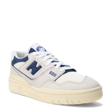 Championes Unisex New Balance Urbano Court Beige - Marino