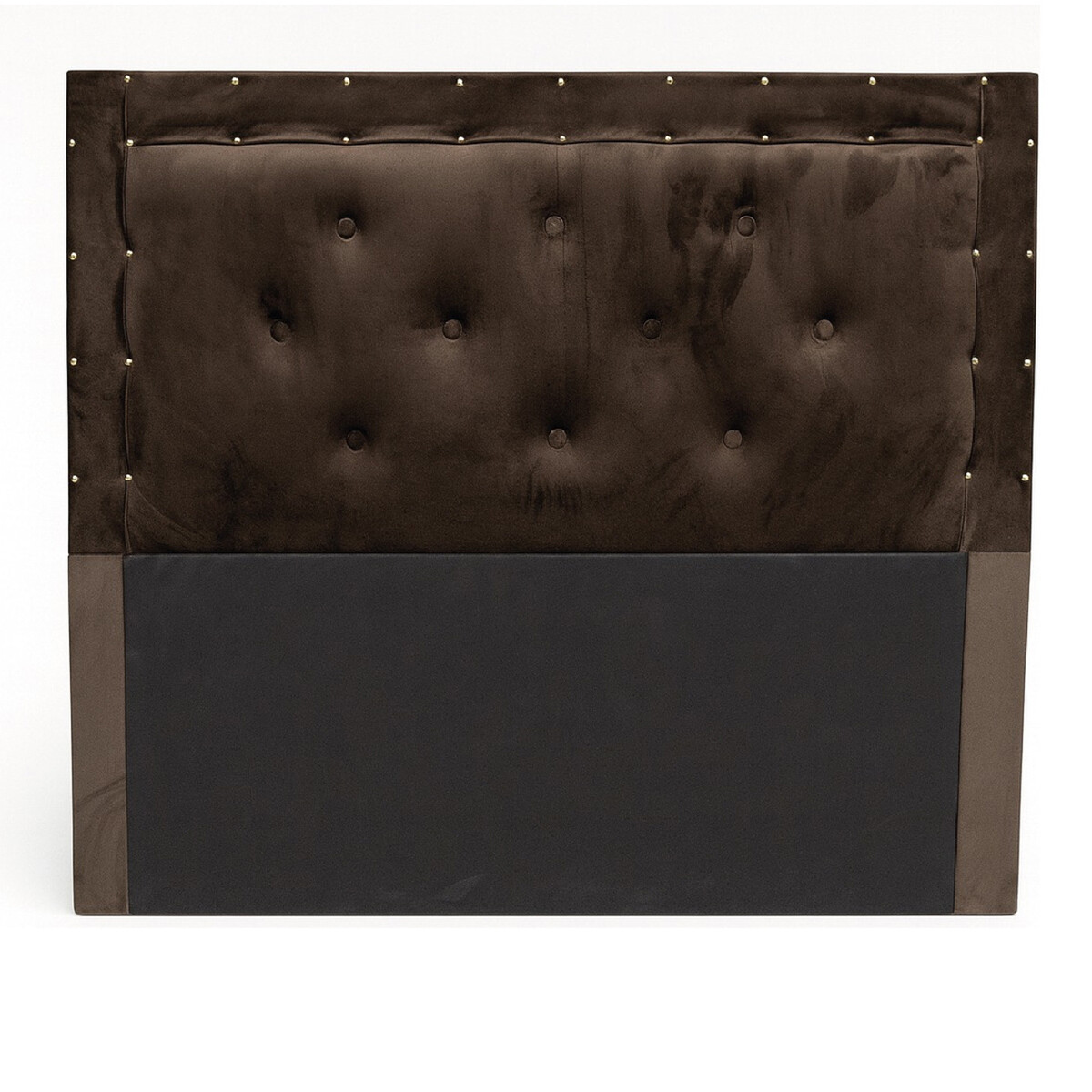 Respaldo De Sommier Ltc Relleno Con Guata Forrado En Suede Marron 