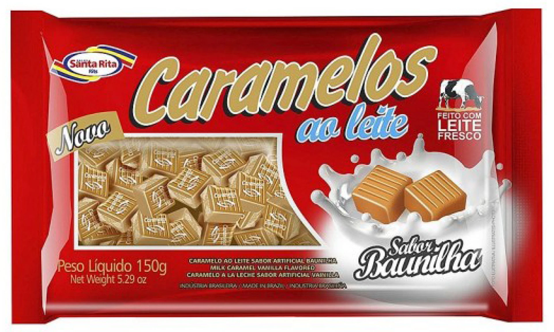 CARAMELOS DE LECHE SANTA RITA BOLSA DE 700 GRS 