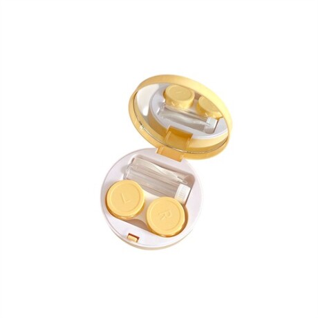 Estuche para lentes de contacto Amarillo