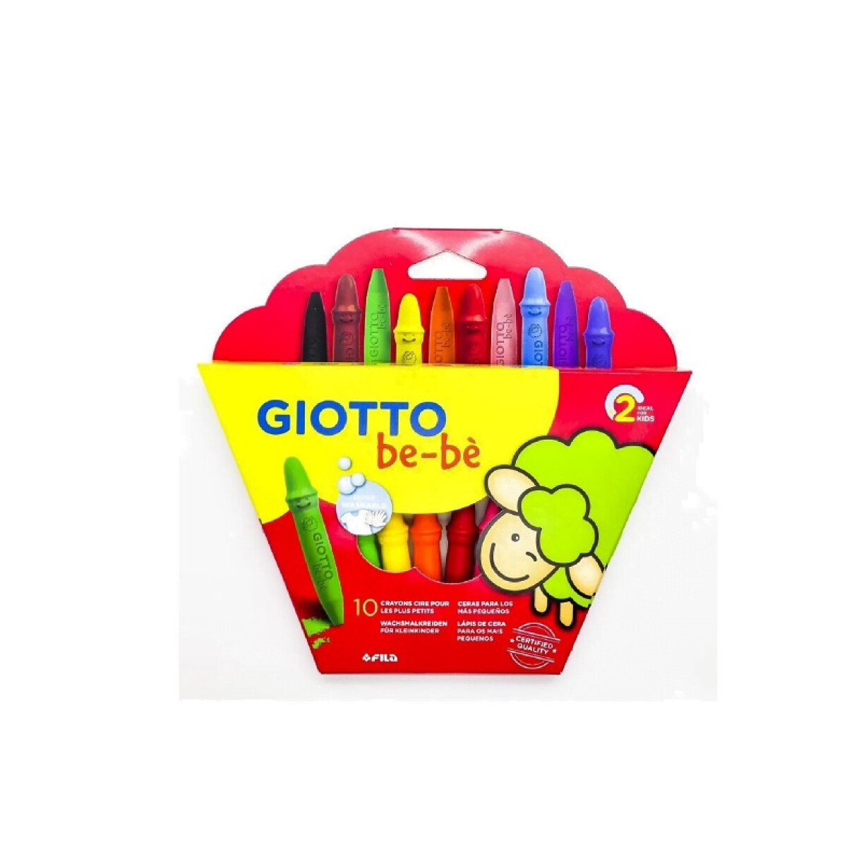 Crayones Giotto Bebé – Set x10 Colores 