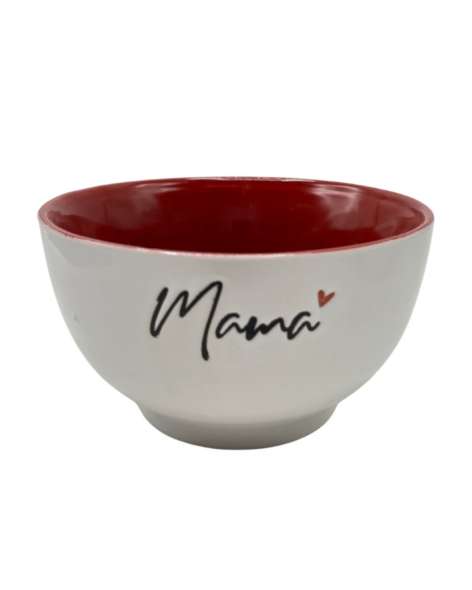BOWL DE PORCELANA CON DISEÑO • 14cm 