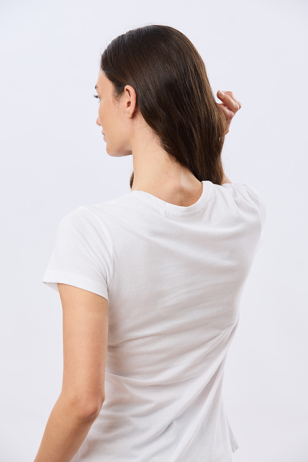 REMERA BÁSICA DE ALGODÓN Blanco
