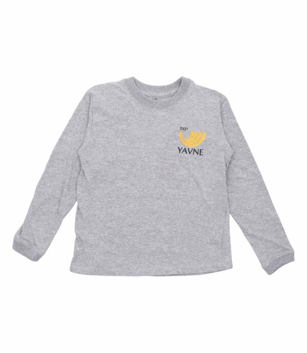 Tshirt manga larga Gris