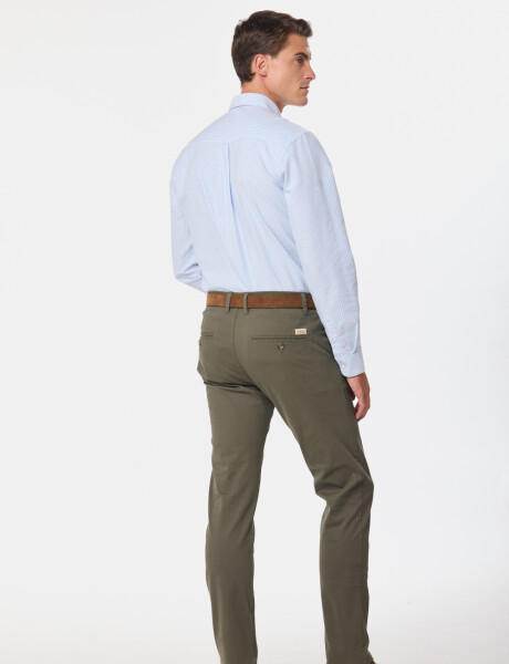 PANTALÓN SKINNY CON SPANDEX Verde