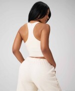 Top Anywhere Cropped Built-In Bra Mujer Bone