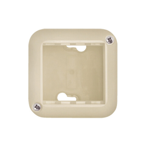 Caja exterior para 2 módulos - Presta marfil C51944