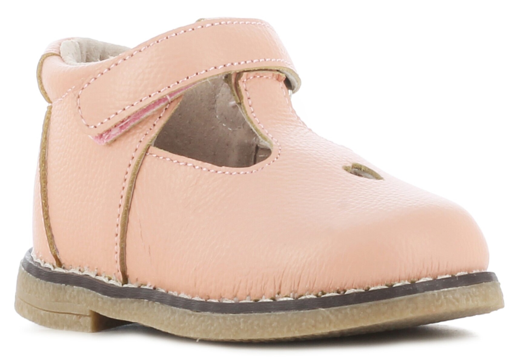 Zapatos de Niña MINI Miss Carol CERSEI con velcro y calado - Rosado 