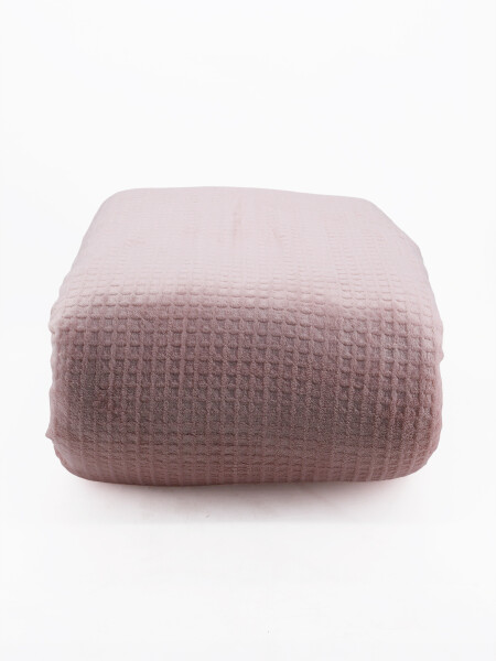 MANTA SHERPA LISA 1 PLAZA ROSADO