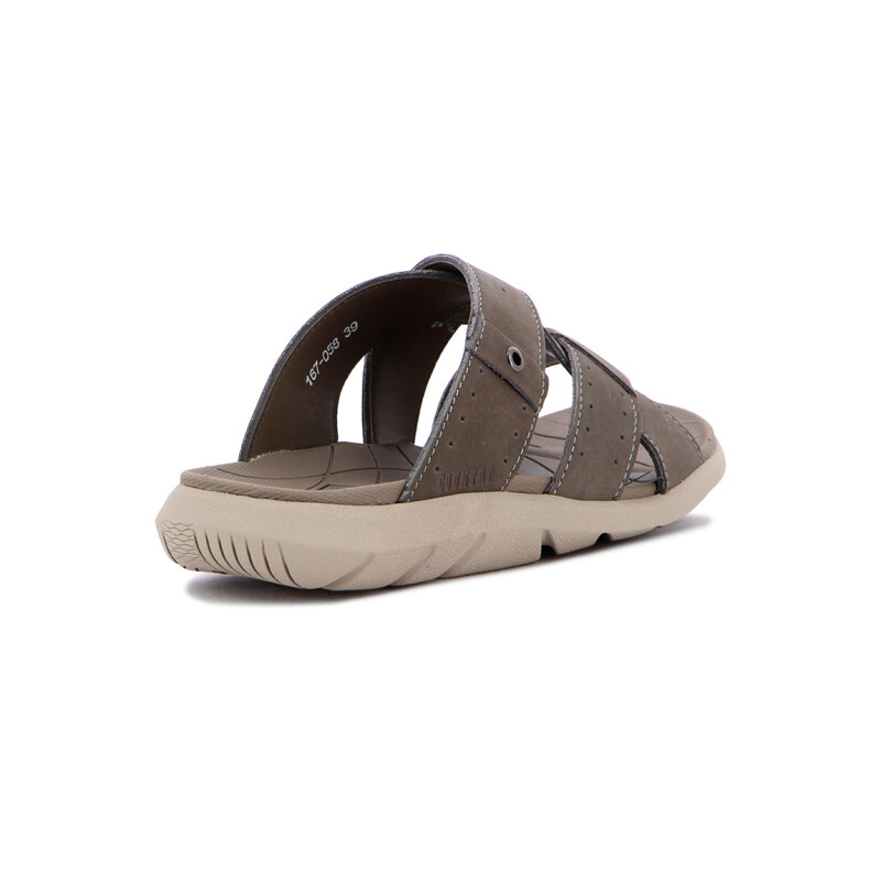 Country Sandalia De Hombre Tira Cruzada - Kaki Kaki