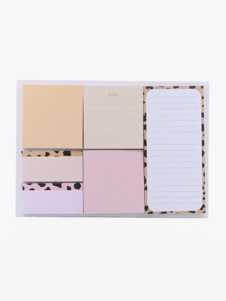 NOTAS ADHESIVAS SET ESTAMPADO 1