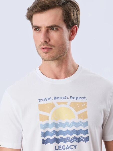 T-SHIRT LEGACY 6154 BLANCO