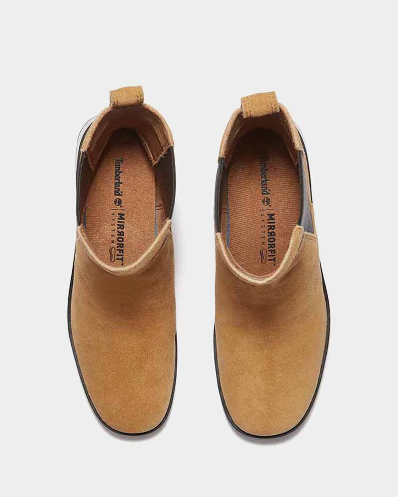Botas Chelsea Bellevaux Mid Mujer Medium Brown Suede