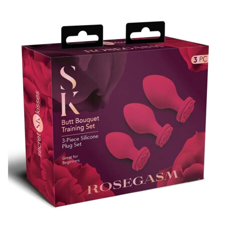 Kit Plug Anal 3 Piezas Silicona Rosegasm Secret Kisses Kit Plug Anal 3 Piezas Silicona Rosegasm Secret Kisses