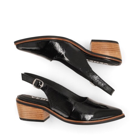 ZUECO VENET - CUERO FELIZZANO NEGRO