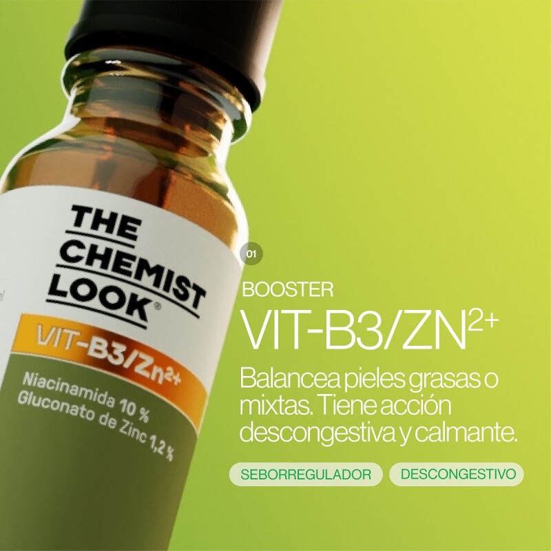 Sérum Booster Vit-b3/zn 15 Ml. Sérum Booster Vit-b3/zn 15 Ml.