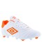 Championes de Fútbol 11 Hombre Umbro Touch FG Blanco - Anaranjado